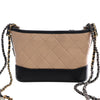 Chanel Small Bicolor Quilted Aged Calfskin Gabrielle Hobo Secondhand