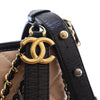 Chanel Small Bicolor Quilted Aged Calfskin Gabrielle Hobo Secondhand