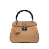 Gucci Medium Smooth Calfskin Bamboo Lady Lock Handbag Secondhand