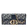 Dior Oblique Canvas 30 Montaigne Clutch With Chain Secondhand