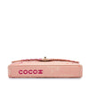 Chanel CC Chocolate Bar Canvas Logo East West Flap Secondhand