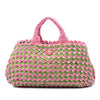 Prada Raffia Canapa Tote Secondhand