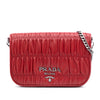 Prada Nappa Gaufre Chain Flap Bag Secondhand