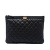 Chanel Medium Quilted Caviar Boy O Case Clutch Secondhand