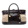 Gucci GG Canvas and Crocodile Embossed Calfskin Secret Handbag Secondhand