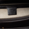 Gucci GG Canvas and Crocodile Embossed Calfskin Secret Handbag Secondhand