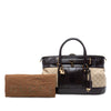 Gucci GG Canvas and Crocodile Embossed Calfskin Secret Handbag Secondhand
