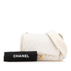 Secondhand Chanel Quilted Lambskin and Shearling CC Muff Flap