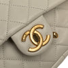 Secondhand Chanel Quilted Lambskin and Shearling CC Muff Flap