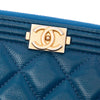 Chanel Medium Quilted Caviar Boy O Case Clutch Secondhand
