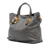 Prada Soft Calfskin Open Convertible Shopping Tote Secondhand