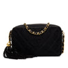 Chanel CC Diamond Quilted Satin Tassel Camera Bag Secondhand