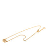 Secondhand Dior Gold Plated Strass CD Logo Pendant Necklace