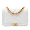 Chanel Mini Quilted Caviar Boy Wallet On Chain Secondhand