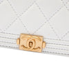 Chanel Mini Quilted Caviar Boy Wallet On Chain Secondhand