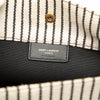 Saint Laurent Striped Canvas Rive Gauche Bucket Bag Secondhand