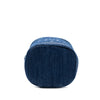 Chanel CC Quilted Denim Trip Vanity Case with Chain Secondhand