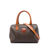 Celine Macadam Coated Canvas Satchel Secondhand