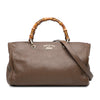 Gucci Medium Calfskin Bamboo Shopper Satchel Secondhand