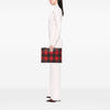 Dior Homme Plaid Printed Diorissimo Coated Canvas Zip Clutch Secondhand