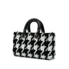Dior Medium Canvas Macro Houndstooth Lady D Joy Secondhand