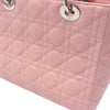 Dior Dior LADY DIOR Christian Dior Medium 2-Way Bag Handbag leather Pink Used Women Secondhand