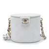 Chanel CC Quilted Lambskin Elegant Chain Vanity Case Secondhand