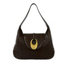 Bvlgari Leather Front Ring Hobo Secondhand