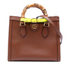 Gucci Medium Calfskin Bamboo Diana Satchel Secondhand
