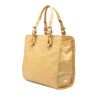 Celine Spiraling Macadam Embossed Leather Top Handle Bag Secondhand