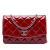 Chanel CC Quilted Patent Brilliant Wallet On Chain Secondhand