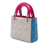 Dior Mini Tricolor Lambskin Cannage Lady Dior Secondhand