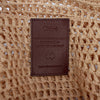 Secondhand Chloé Small Raffia Embroidered Logo Iconic Tote