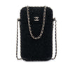 Chanel CC Tweed Chain Around Phone Holder Secondhand