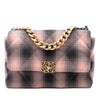 Chanel Large Cotton Check 19 Flap Secondhand