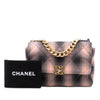 Chanel Large Cotton Check 19 Flap Secondhand