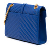 Saint Laurent Medium Matelasse Lambskin Monogram Envelope Shoulder Bag Secondhand