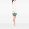 Chanel Quilted Tweed PVC Logo Wristlet Clutch Secondhand