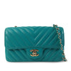 Secondhand Chanel Mini Rectangular Chevron Lambskin Single Flap