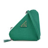 Prada Mini Saffiano Lux Double Triangle Satchel Secondhand