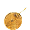 Chanel Gold Plated 31 Rue Cambon Medallion Pin Brooch Secondhand