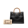 Gucci Large Calfskin Bamboo Diana Satchel Secondhand