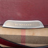 Burberry Leather and House Check Canvas Bridle Abbott Crossbody Secondhand