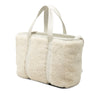 Secondhand Balenciaga Small Shearling and Leather Barbes East West Shopper Tote