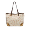 LOEWE 160th Anniversary Suede Trimmed Canvas Tote Secondhand