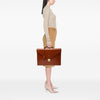 LOEWE Leather Anagram Business Bag Secondhand