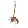 Hermès Milo Lambskin and Swift Grigri Rodeo Pegase Bag Charm PM Secondhand