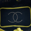Chanel Small Perforated Calfskin Logo Eyelet Bucket Bag Secondhand