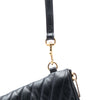 Saint Laurent Quilted Chevron Leather Monogram Document Holder Secondhand