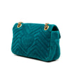 Gucci Medium GG Marmont Matelasse Velvet Shoulder Bag Secondhand